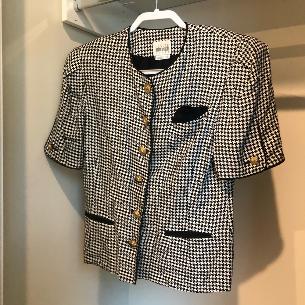 Vintage Leslie Fay Suit Jacket Top